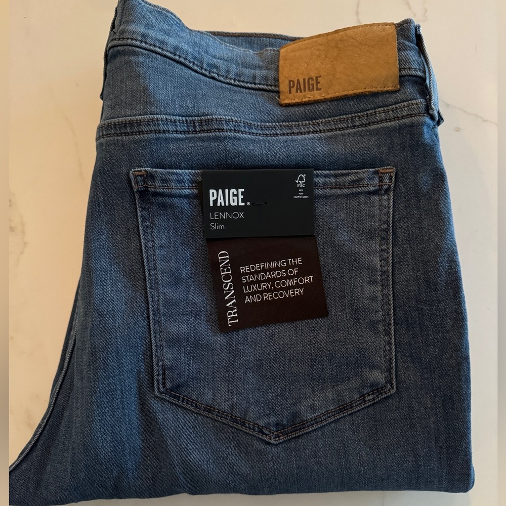 Brand new pair of Paige denim Lennox slim fit jeans